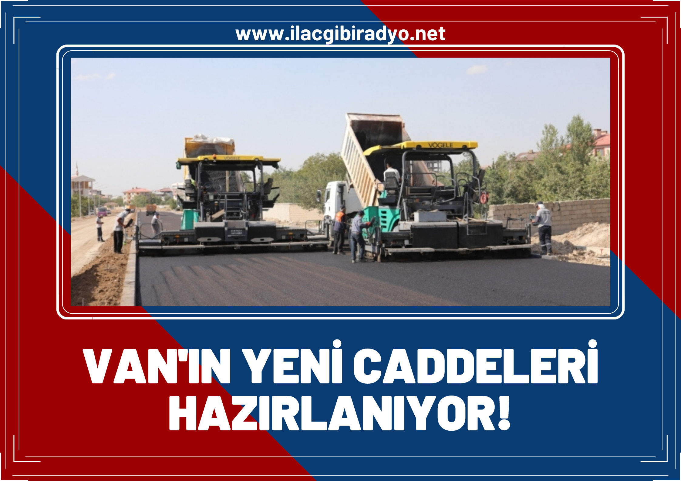 Van’da trafiğin yükünü azaltacak Hatuniye Caddesinde çalışmalar son hız devam ediyor!