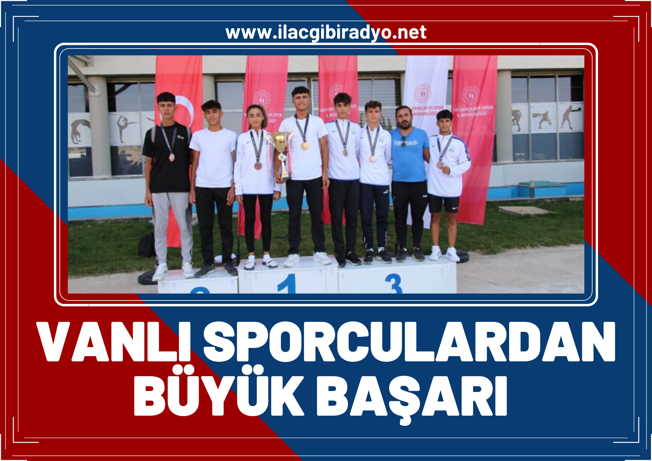 Vanlı sporculardan büyük başarı: 7 madalya ve Türkiye Şampiyonluğu!