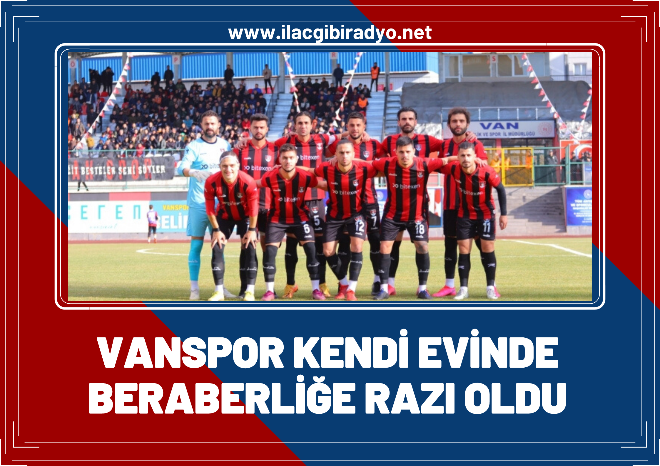 Vanspor kendi evinde bir puana razı geldi!