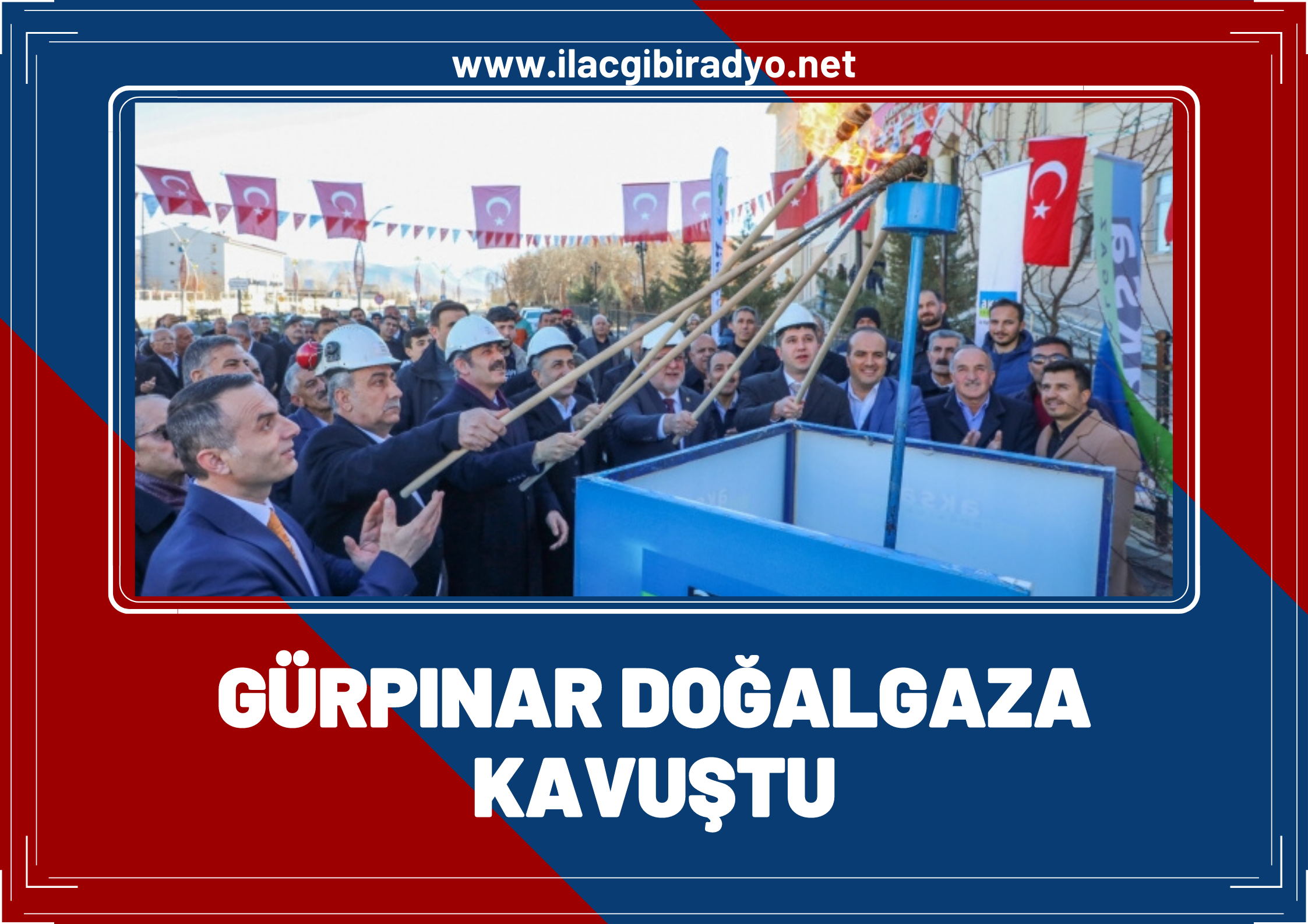 Başkan Tanış sözünü tuttu, Gürpınar’da ilk doğal gaz ateşi yakıldı!