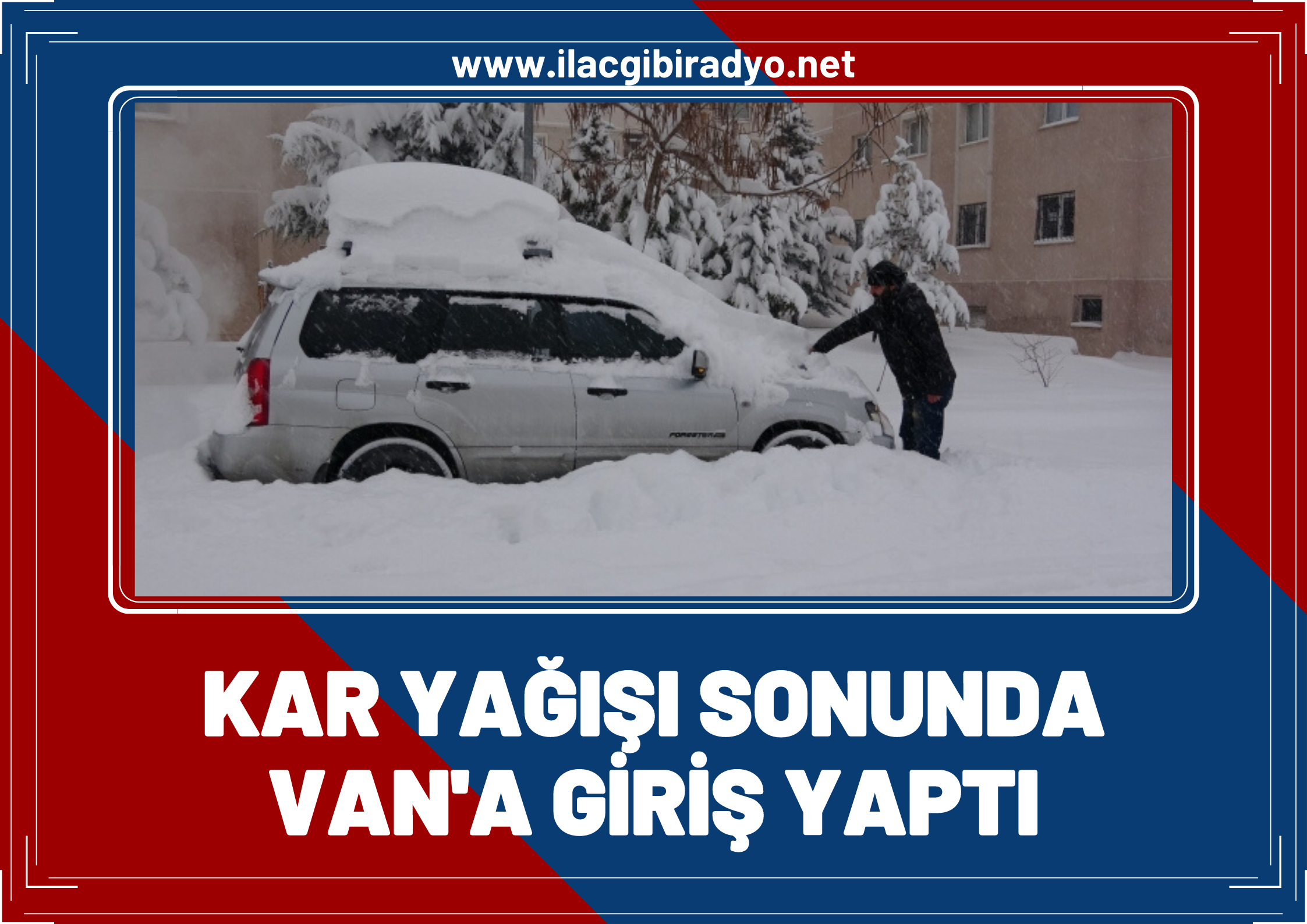 Van'a kar bir geldi, pir geldi! Yollar kapandı, okullar tatil edildi, uçak seferleri rötar yaptı!