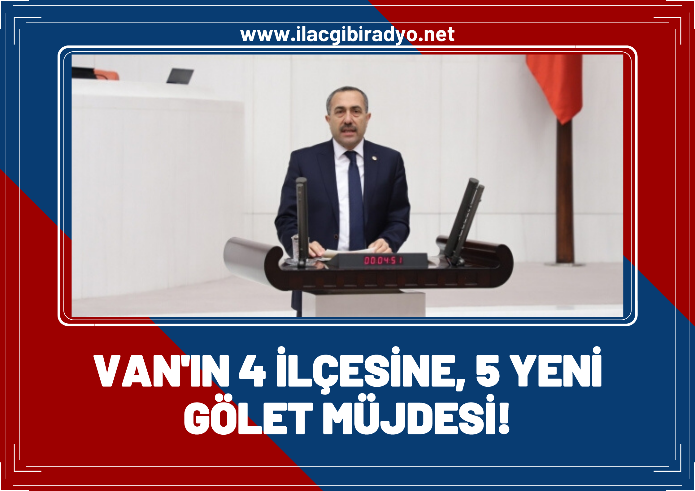 Van'ın 4 ilçesine 5 yeni gölet müjdesi