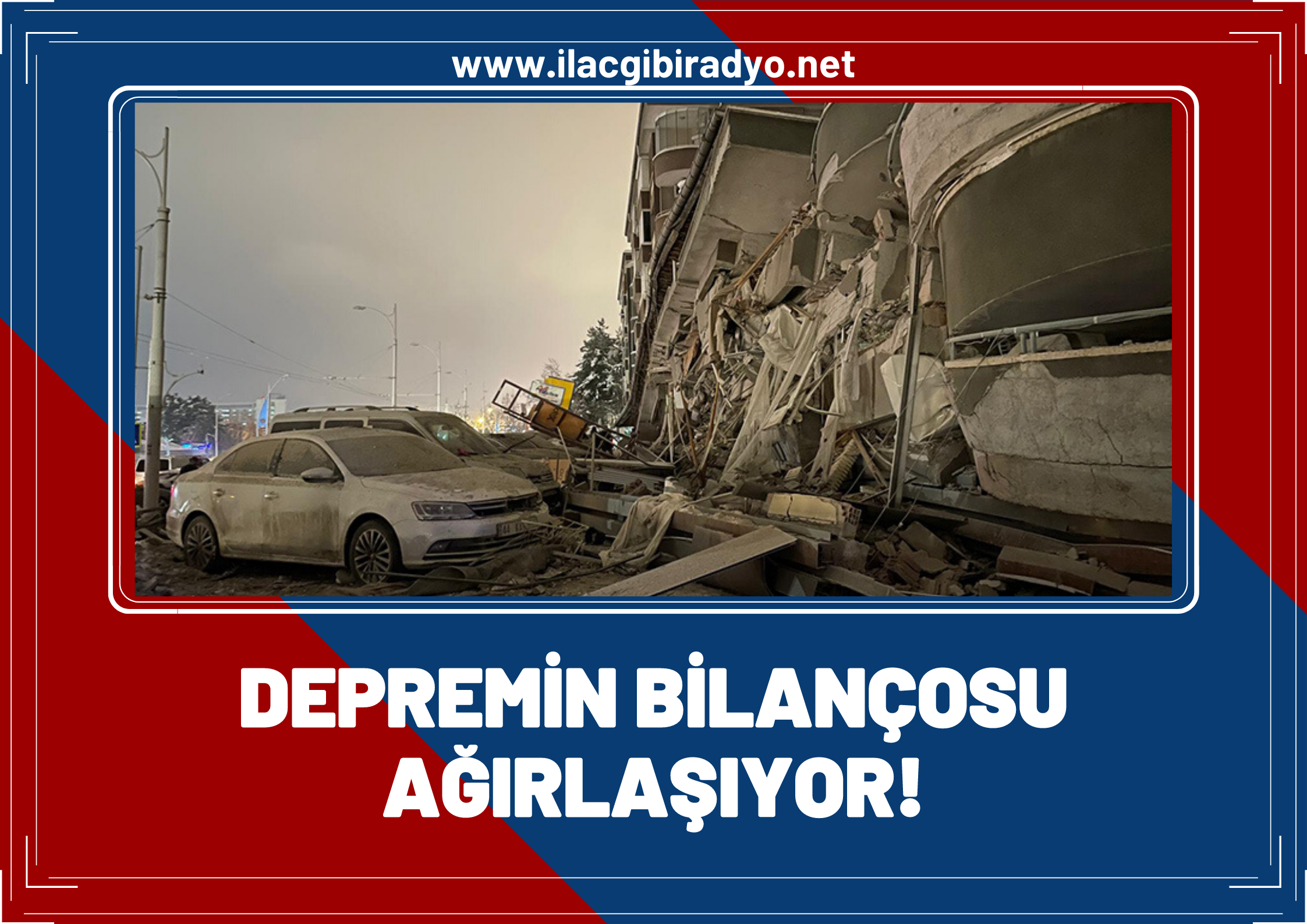 Kahramanmaraş'ta 7.7 ve 7.6'lık depremin ardından can kaybı yükseldi!