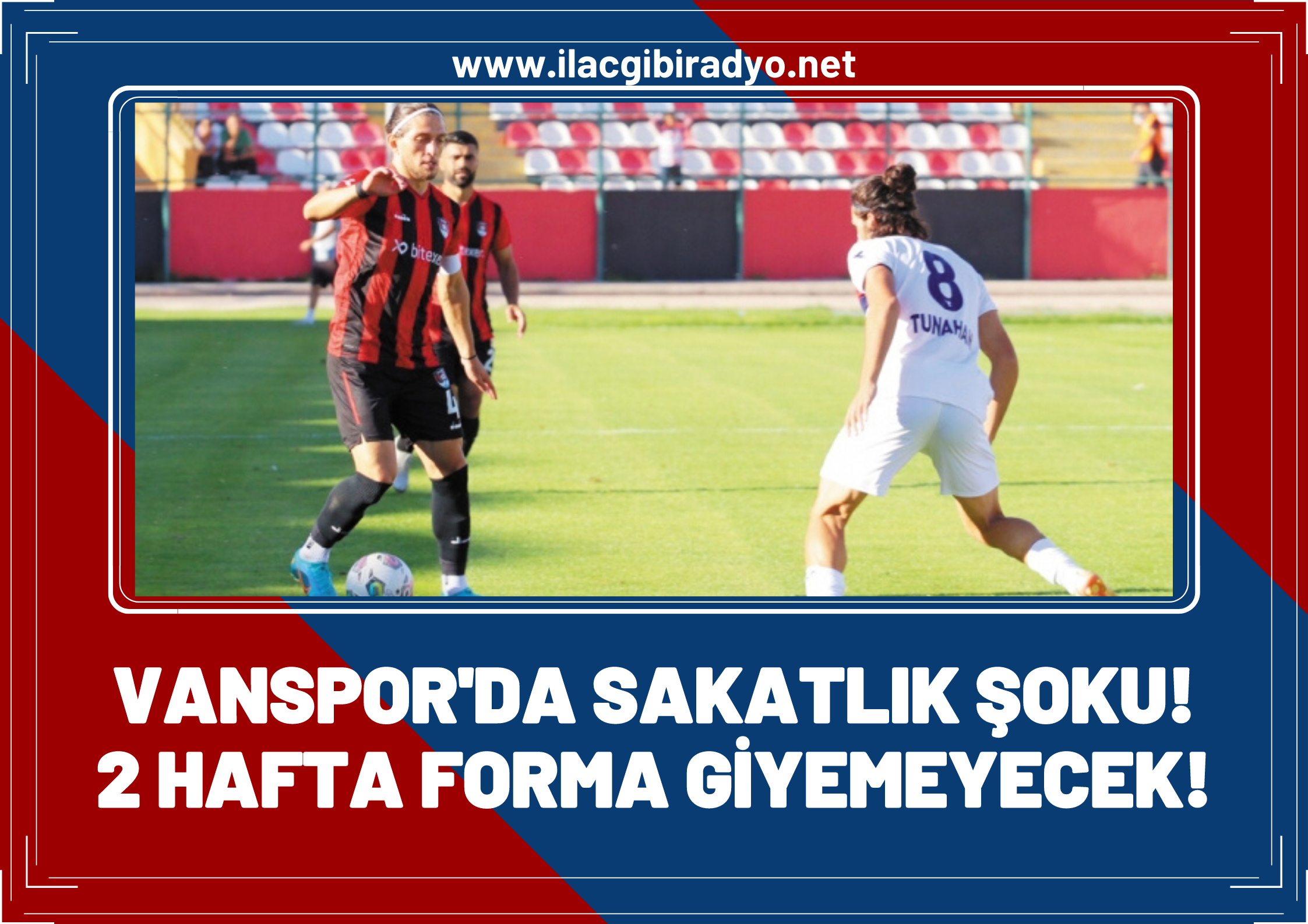 Vanspor'da sakatlık şoku! 2 hafta sahalardan uzak kalacak