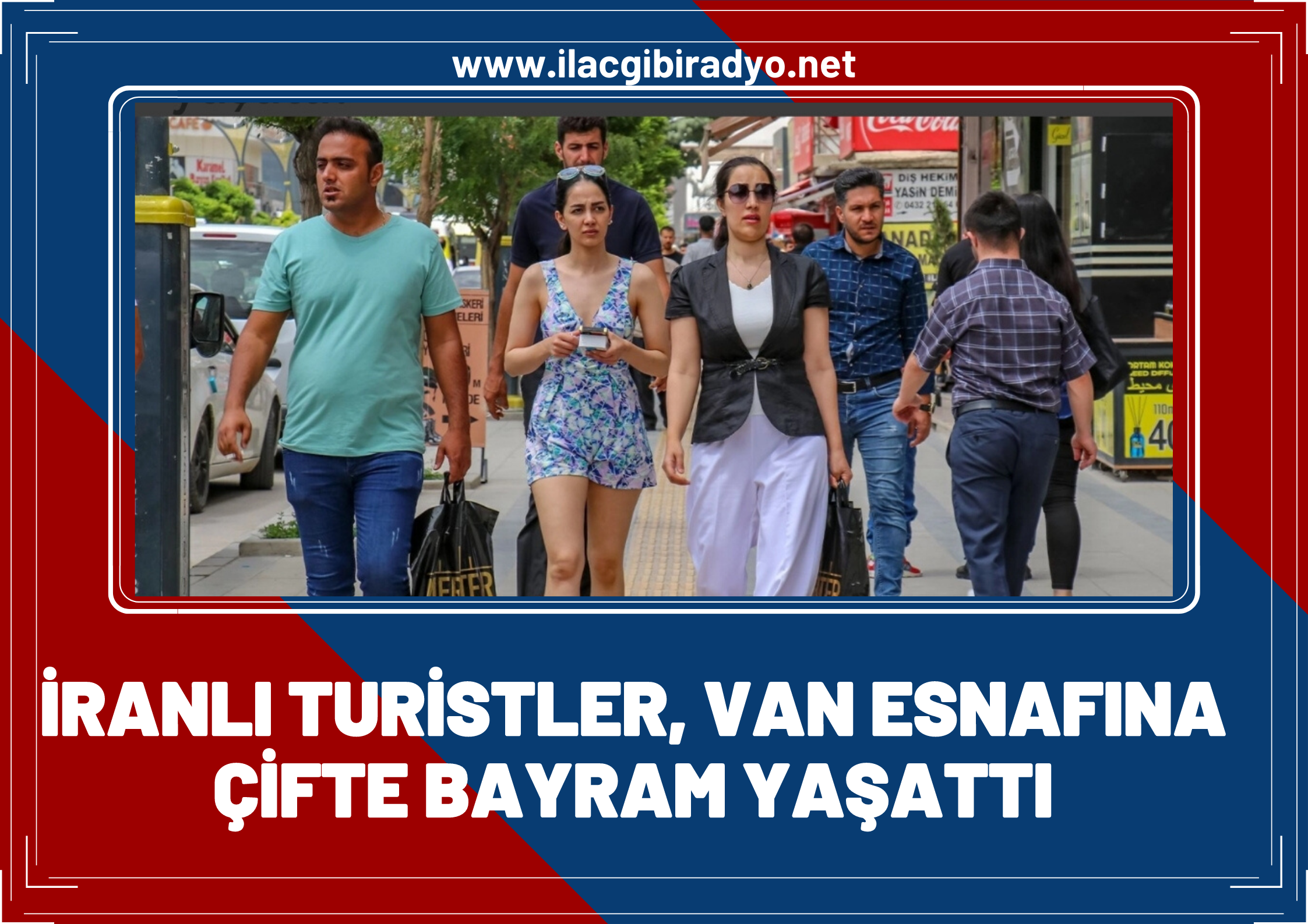 İranlı turistler Van'da esnafa çifte bayram yaşattı!