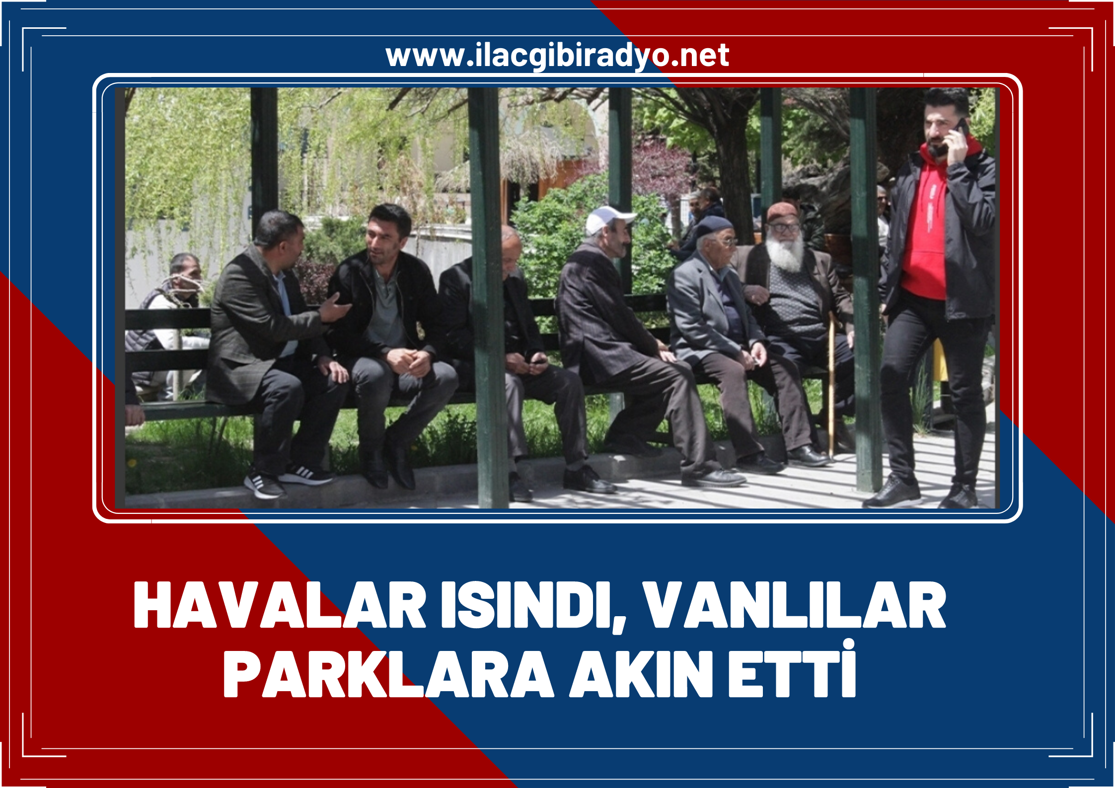 Vanlılar parklara akın etti