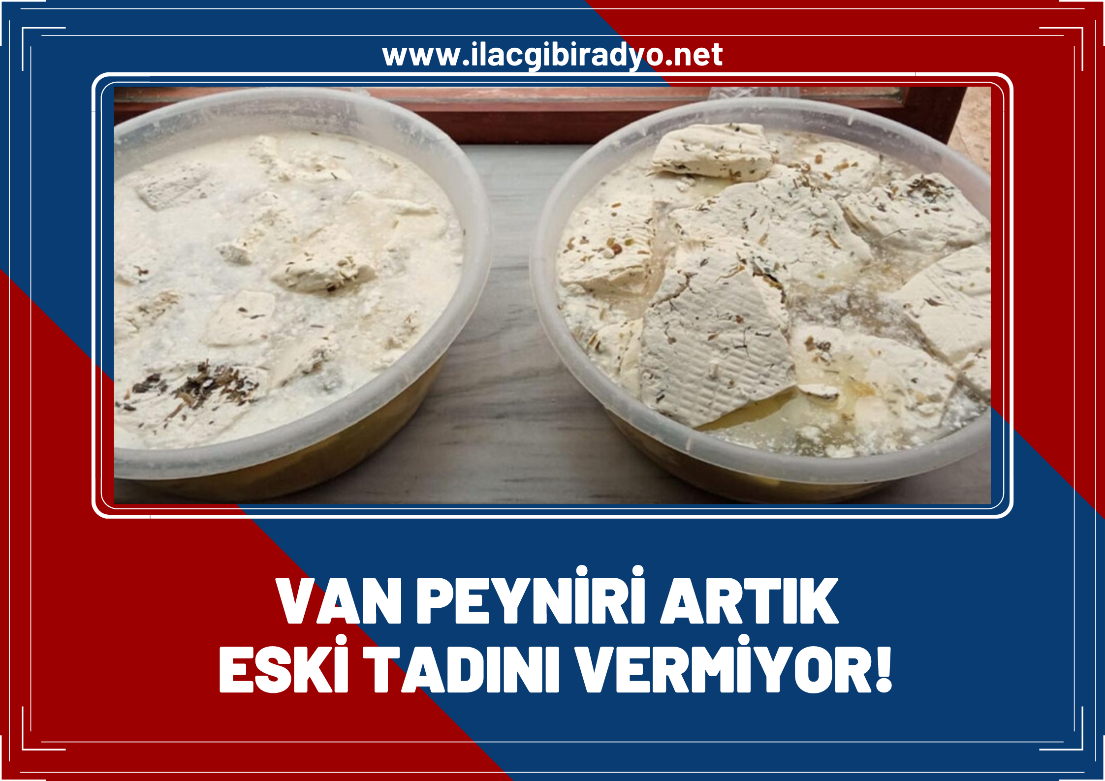 Van peyniri eski tadını vermiyor!