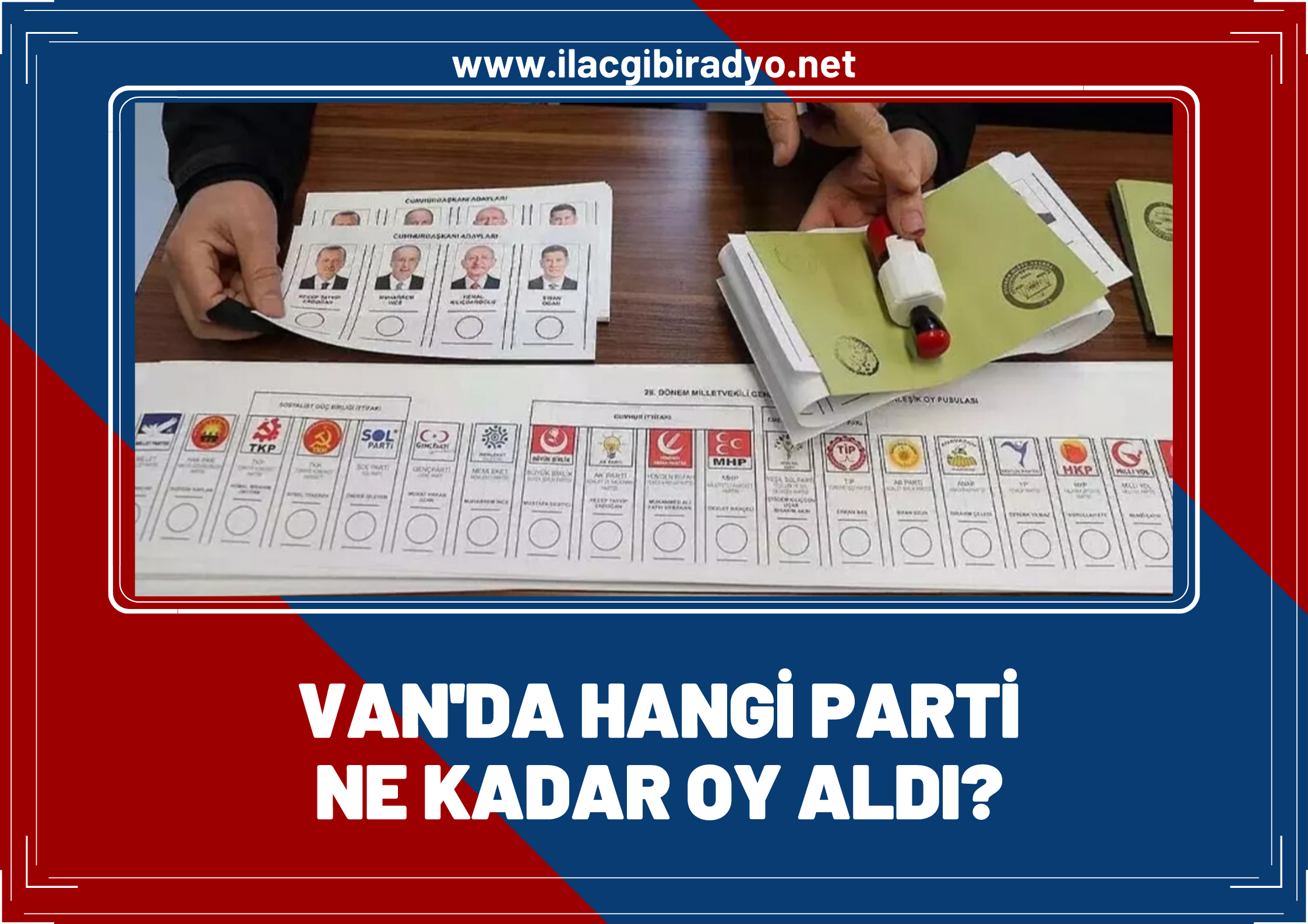 Van’da hangi parti kaç oy aldı?