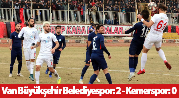 Van Büyükşehir Belediyespor: 2 - Kemerspor: 0