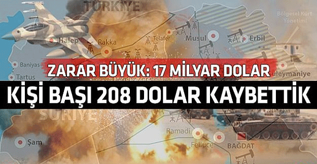 Suriye ve Irak'ın faturası Türkiye'ye kesildi