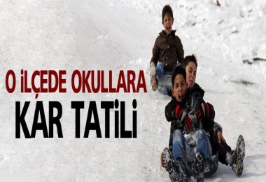 Van'da O ilçede okullar tatil edildi