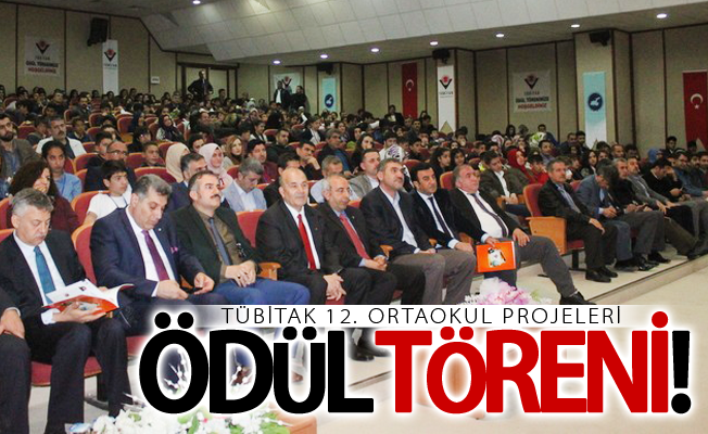 TÜBİTAK 12. Ortaokul Projeleri ödül töreni yapıldı