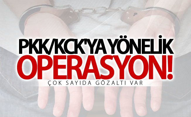 Van’da PKK/KCK operasyonu! Çok sayıda gözaltı var