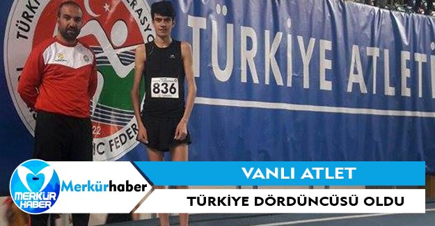 Vanlı Atlet Türkiye Dördüncüsü Oldu