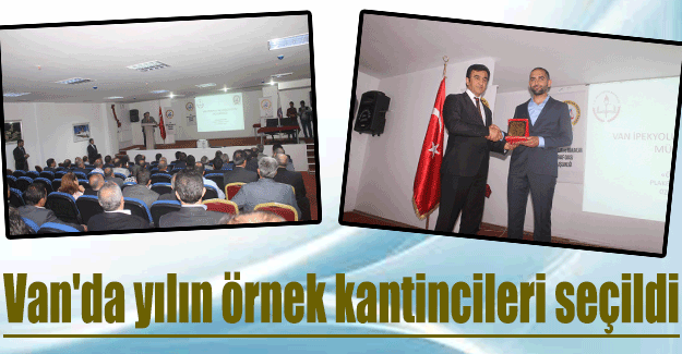 Yılın örnek kantincileri seçildi